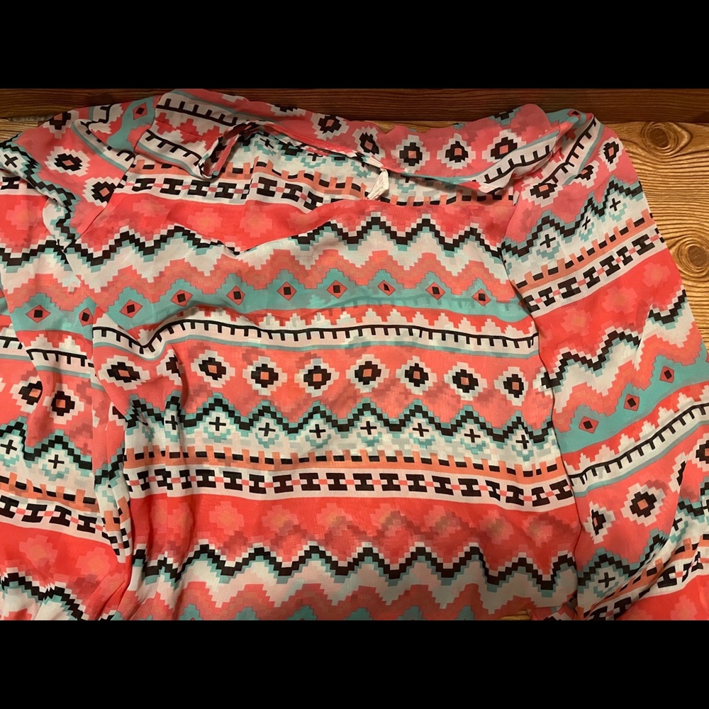Coral shirt